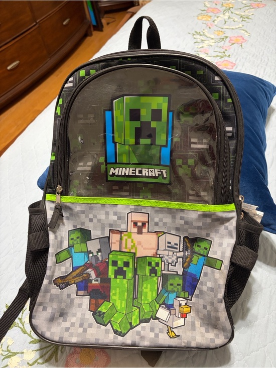 Minecraft Other - MineCraft Backpack PreOwned shows wear but ready for back to school